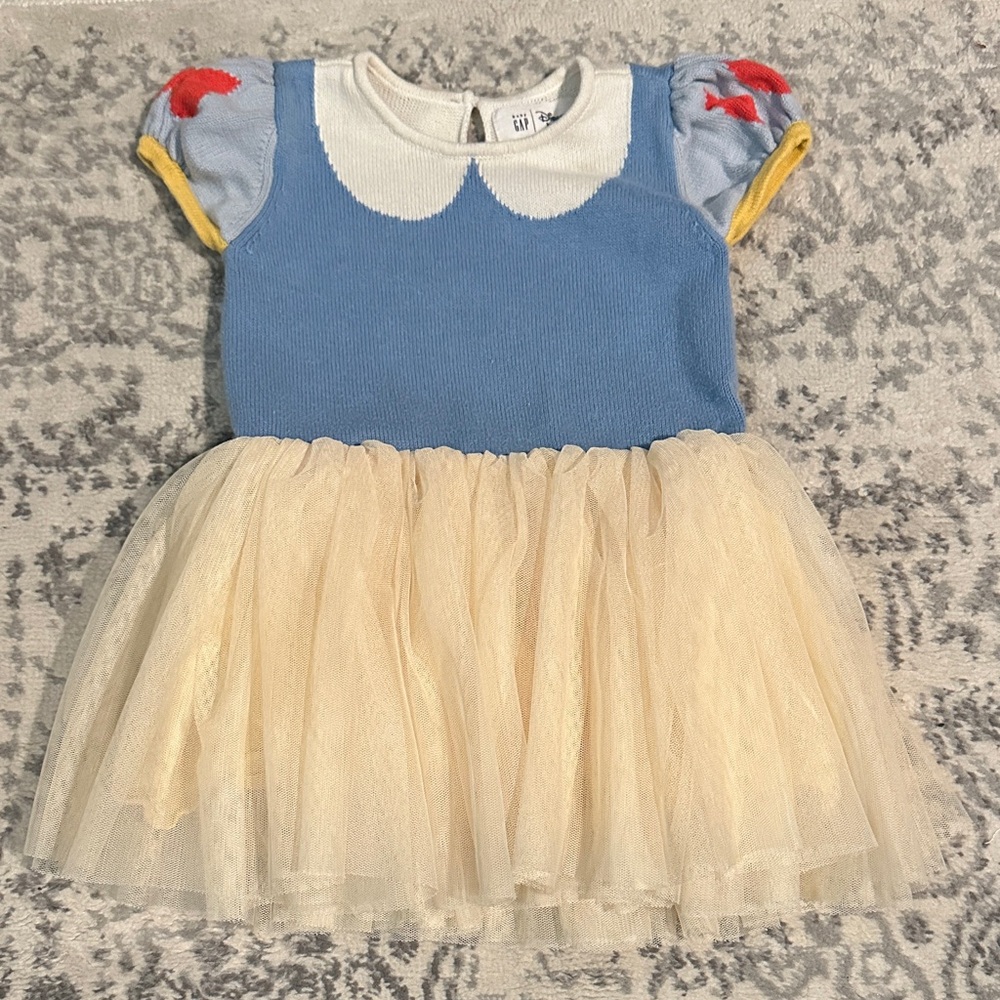 Baby GAP Disney Baby - Blue and Cream Kids Casual Dress